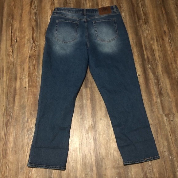 Frye Straight Leg Jeans Women's 12/31 Dark Wash Stretch Denim - Picture 6 of 7